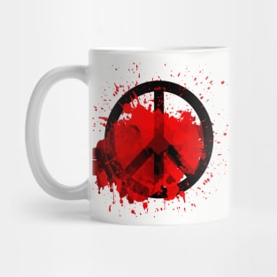 Peace of a Rainbow - Red Mug